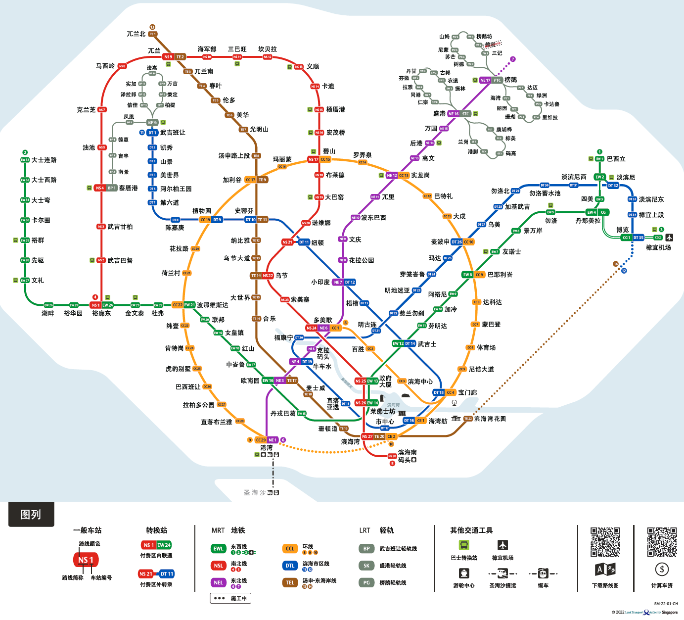 新加坡地鐵圖